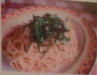 博多明太子と青じそのパスタ