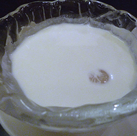 ライチとタピオカのココナッツミルク