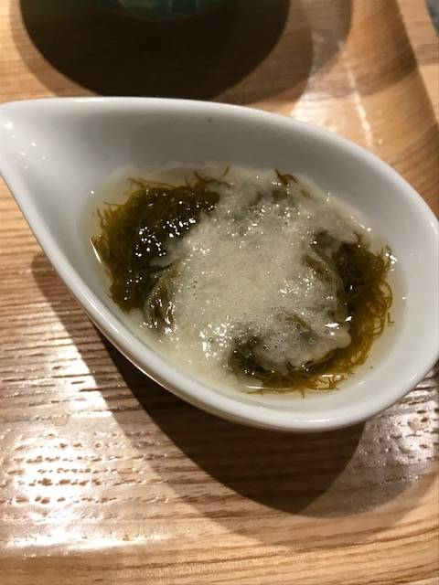 もずく酢と山芋