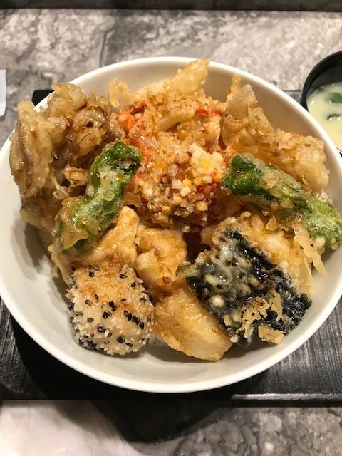 野菜天丼