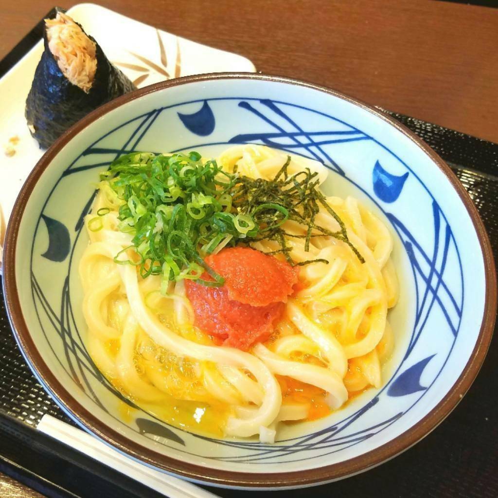 明太釜玉うどん