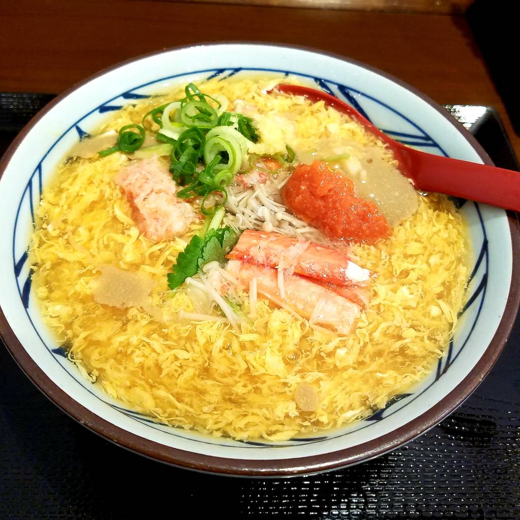 満福かに玉あんかけうどん