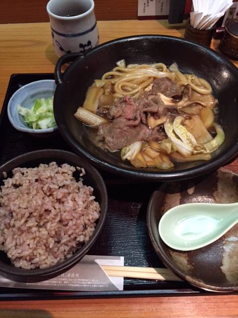 【人気】牛すき焼き鍋定食