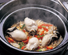 牡蠣の炊き込み土鍋ご飯